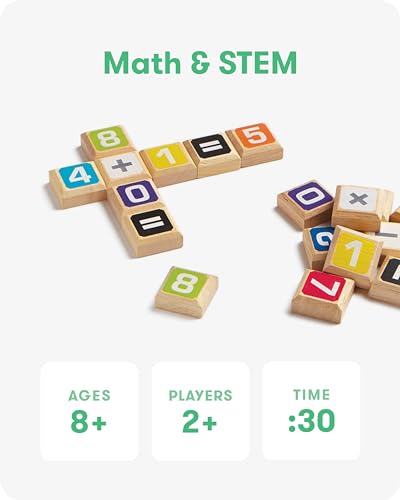 SimplyFun Sumology Math Game - One of The Most Fun Math Games for Kids Ages 8-12 - Practice Addition, Subtraction, Multiplication and Division - 2 or More Players or Play in Teams!