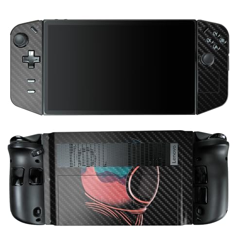 Carbon Fiber Gaming Skin Compatible with Lenovo Legion Go - Space Adventure - Premium 3M Vinyl Protective Wrap Decal Cover - Easy to Apply | Crafted in The USA by MightySkins - color: Space Adventure, style: Carbon Fiber Textured Finish