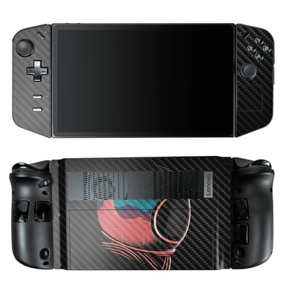Carbon Fiber Gaming Skin Compatible with Lenovo Legion Go - Space Adventure - Premium 3M Vinyl Protective Wrap Decal Cover - Easy to Apply | Crafted in The USA by MightySkins - color: Space Adventure, style: Carbon Fiber Textured Finish