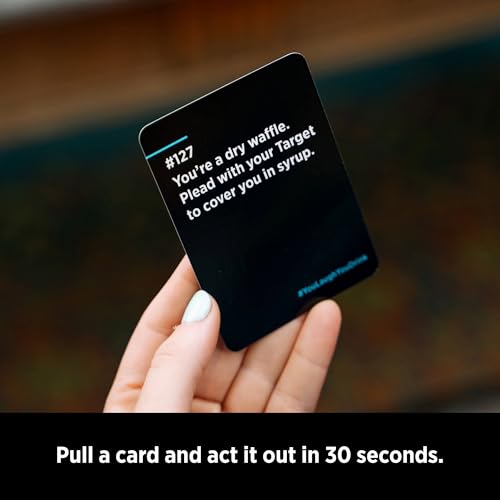 DSS Games You Laugh You Drink for People Who Can’t Keep A Straight Face [Try Not to Laugh Cards | Party Game for Adults | 150 Fun Prompt Cards for Game Nights, Pregames | Gift for Him]