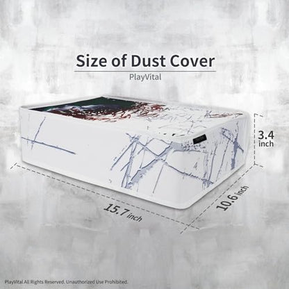 PlayVital Nylon Horizontal Dust Cover for ps5, Soft Neat Lining Dust Guard, Anti Scratch Waterproof Cover Sleeve for ps5 Console Digital Edition & Disc Edition - Clown Hahaha - color: Clown Hahaha