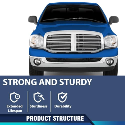 PIT66 Hood Insulation Pad with Clips Compatible with Dodge Ram 1500 Gas 2002-2008, Not for Diesel - style: 2002-2008 Dodge Ram 1500