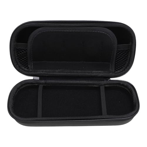 Eminchu 3000 Case, Water PU Hard EVA Carrying Case, Zippered Mesh Pocket with Durable Construction, Ideal for Game Cartridges & Accessories (Black) - color: Black
