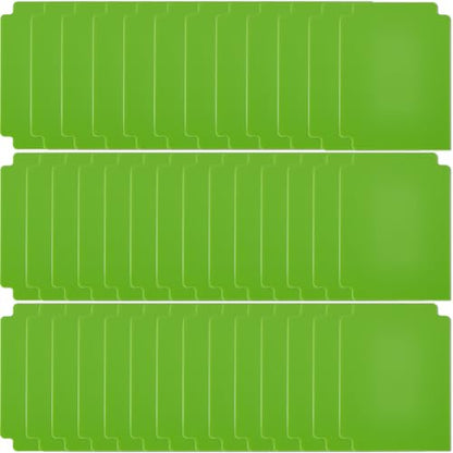CRASPIRE Trading Card Dividers Green Card Separator Card Sorting Tray Plastic Card Dividers Board Game Card Separator Card Deck Box Dividers for Game Organizer Storage 40sheets 2.75 x 3.7 Inch - style: 40Pcs Green