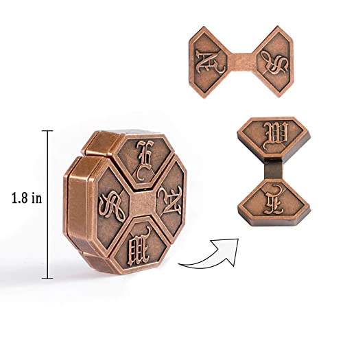 MHY Large Size Brain Teaser Puzzles,3 Pieces Metal Cast Puzzle Games Toys,3D Highly Difficult Adult Puzzles, IQ Educational Box for Teens… - color: B-3pcs Box Set