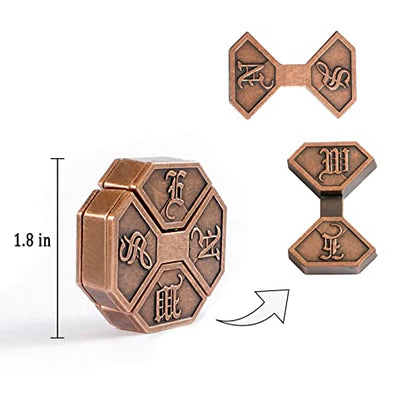 MHY Large Size Brain Teaser Puzzles,3 Pieces Metal Cast Puzzle Games Toys,3D Highly Difficult Adult Puzzles, IQ Educational Box for Teens… - color: B-3pcs Box Set