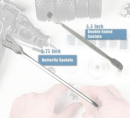 A2Z 44 PC Best Gundam Model Building Tools Kit Hobby Model Assembling Craft Universal Tools Set for Dollhouse,Model Car, Warhammer Detail Miniature Figures,Repairing & Fixing - Made of Stainless Steel