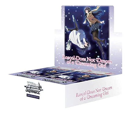 Weiss Schwarz Booster Box 16 Packs - 9 Cards per Pack - Rascal Does Not Dream of a Dreaming Girl