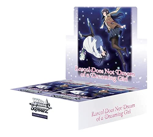 Weiss Schwarz Booster Box 16 Packs - 9 Cards per Pack - Rascal Does Not Dream of a Dreaming Girl