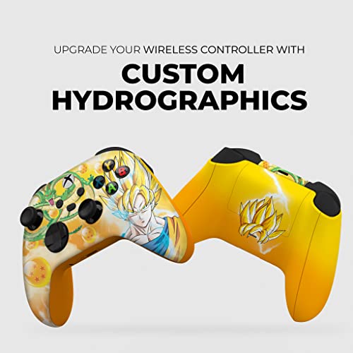 DreamController D. B. Z. Gokku Custom X-box Controller Wireless compatible with X-box One/Series X/S Proudly Customized in USA with Permanent HYDRO-DIP Printing(NOT JUST A SKIN) (MODDED) - color: D. B. Z. Gokku, size: Modded - Front & Back Print
