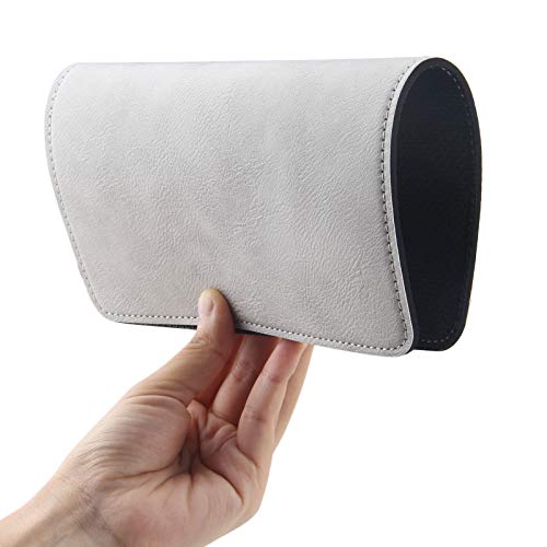 Non-Slip Rubber Base Mousepad for Laptop Computer PC Personality Desings Gaming Mouse Pad Mat 9.45 X 7.87 inch (Leahter Mouse Pad-Gray, 9.45 X 7.87 inch) - color: Leahter Mouse Pad-Gray