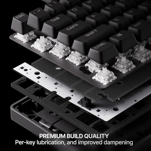 SteelSeries Apex Pro TKL Gen 3 Gaming Keyboard - OmniPoint 3.0 Analog Magnetic Switches, Quickset Auto-Presets (Rapid Trigger, Rapid Tap/SOCD, Protection Mode), OLED, RGB, PBT Keycaps, USB-C, Black - color: Black, size: Pro TKL, style: Gen 3 Wired