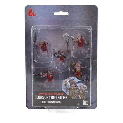 WizKids D&D Icons of the Realms: Kuo-TOA Warband - style: Kuo-Toa Warband