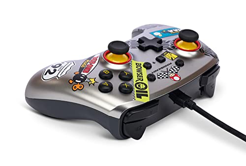 PowerA Enhanced Nintendo Switch and Switch 2 Wired Controller - Mario Kart, Gamepad, game controller, wired controller, officially licensed - color: Mario Kart