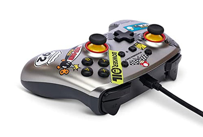 PowerA Enhanced Nintendo Switch and Switch 2 Wired Controller - Mario Kart, Gamepad, game controller, wired controller, officially licensed - color: Mario Kart