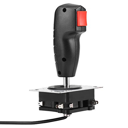 B0Bzqljh25, Joystick with 8 Way Movement, Flight Trigger & Top Fire Button for an Additional Game Rear Mounted Together A Front Designed for Simulator Machines [video game]
