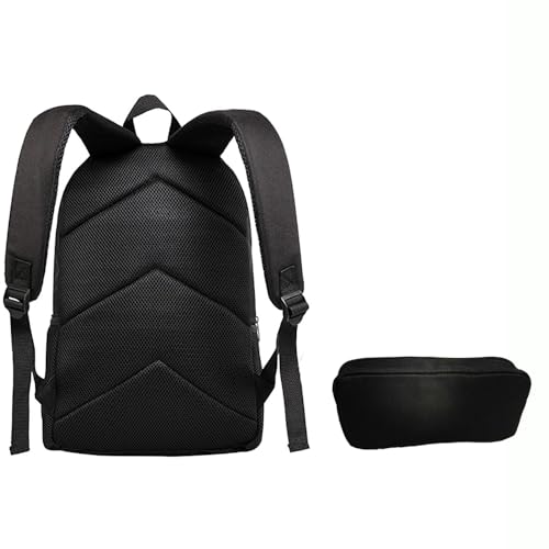 Boy Bookbag School Backpack 17 Inch Student Bag Lightweight Backbag for Age 6-16 Kids Plane Design (Bookbag + Pencil Bag) - color: Plane Backpack 6- Bookbag + Pencil Bag
