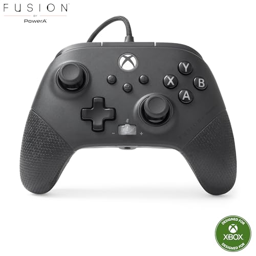 PowerA FUSION Pro 4 Wired Controller for Xbox Series X|S, adjustable height thumbsticks, hall effect thumbsticks, mappable buttons, officially licensed, works with Xbox One and Windows 10/11 - style: FUSION Pro 4