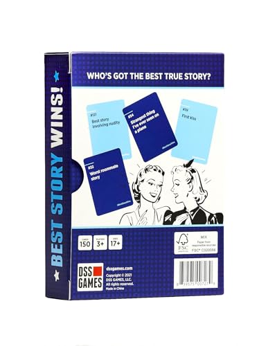 Best Story Wins | A Party Game of Juicy Conversation Starters | Ages 17+