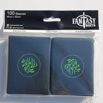 Elements I - 100 Textured Matte TCG Card Sleeves - Fits Magic MTG Commander Pokemon and Other Card Games - Playing Card Sleeves (Nature) - style: Nature