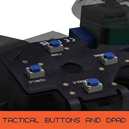 MODDEDZONE Smart Extreme Modded Controller + Anti Recoil 2 Remap Buttons & Interchangeable Thumbsticks & Hair Triggers, Tactical Buttons Compatible with PS5 Custom Controller PC (Ragnarok) - color: Ragnarok