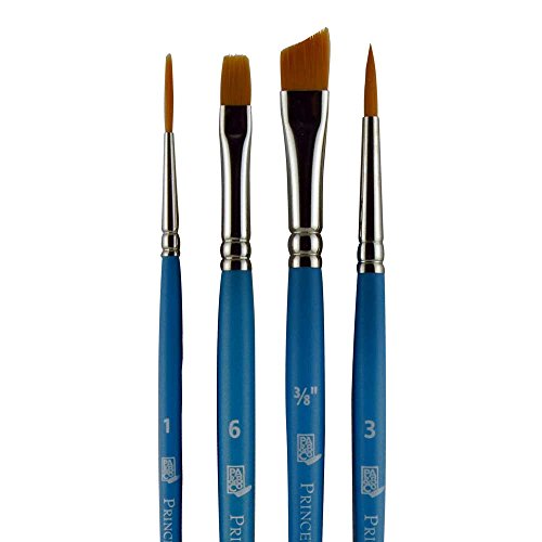 Princeton Select Artiste Brush Set No. 13, Synthetic, 4 Piece, 1 Count - style: SET 13- 4 BRUSH SET