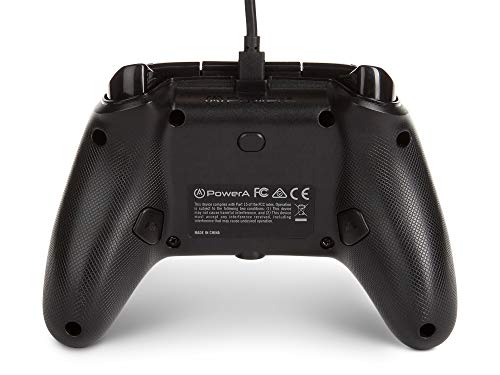 PowerA Enhanced Wired Controller for Xbox Series X|S - Black, Officially Licensed for Xbox - color: Black