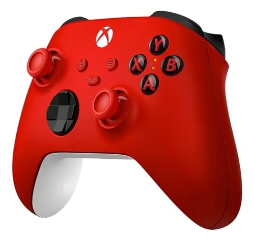 Xbox Wireless Gaming Controller (2025) – Pulse Red – Play on Xbox, Windows, Android, iOS, FireTV Sticks, Smart TVs, VR Headsets (Renewed)