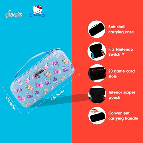 Sonix x Sanrio Carrying Case for Nintendo Switch 1, Protective Travel Case | Hello Kitty and Friends Frozen Treats - color: Hello Kitty & Friends Frozen Treats