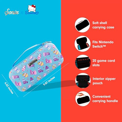 Sonix x Sanrio Carrying Case for Nintendo Switch 1, Protective Travel Case | Hello Kitty and Friends Frozen Treats - color: Hello Kitty & Friends Frozen Treats