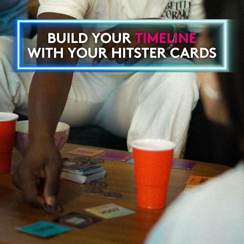 Jumbo Hitster - Guilty Pleasures, Fun Music Quiz Card Game, 2-10 Players - 300 Plus Guilty Pleasure Music Hits - Great for Adult and Family Game Nights (US Edition)