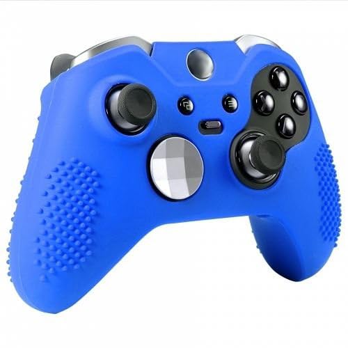 OSTENT Soft Protective Silicone Rubber Skin Case Cover for Xbox One Elite Controller (Blue) - color: Blue
