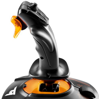 Thrustmaster T16000M FCS - Precision Combat Flight Sim Joystick - PC | Drift-free H.E.A.R.T sensors, 16 programable buttons, 8-way hat switch, 4 axes, twist rudder, integrated throttle - style: Flight Stick T16000M FCS