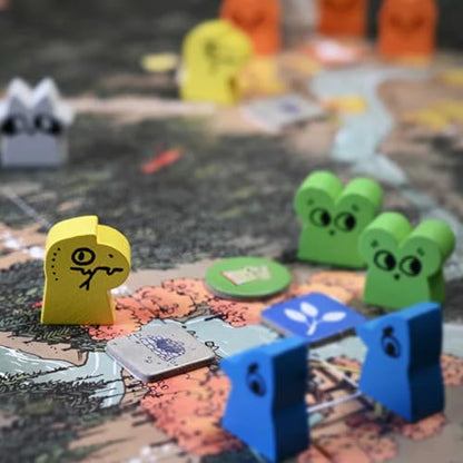 Root: Riverfolk Hirelings Pack Expansion by Leder Games | Ages 10+ | 2-4 Players | Add Allied Hirelings, New Tactical Options & Enhanced Replayability - style: Root Riverfolk Hirelings Pack