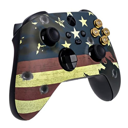 Crazy Controllerz Customz Series Custom Wireless Controller for Xbox One Series X S PC - USA Design - color: XS USA