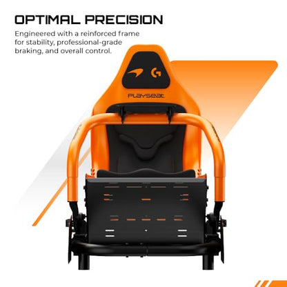 Playseat Formula Instinct - McLaren Racing Edition | Sim Racing Cockpit | Racing Simulator featuring the Authentic F1® racing position built to handle Direct Drive with an Open Cockpit Design