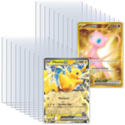 Rainmae 30 Pack 5.9" x 8.1" Jumbo Card Sleeves, Rigid Photocard Protectors for Oversized Trading Cards Sheet Protectors, Paper Sleeves Jumbo Sports Cards Sleeves Hard Plastic Document Holder Protector - size: 5.9" x 8.1"(30 Pcs)