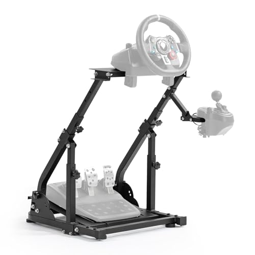 Marada Sim Racing Wheel Stand,Adjustable height angle Steering Wheel Stand | Fit for Logitech G25 G27 G29 G920 G923, for Thrustmaster T300 T248, No Wheel/Pedals/Shifter
