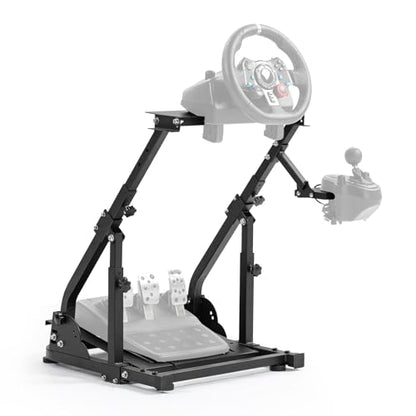Marada Sim Racing Wheel Stand,Adjustable height angle Steering Wheel Stand | Fit for Logitech G25 G27 G29 G920 G923, for Thrustmaster T300 T248, No Wheel/Pedals/Shifter