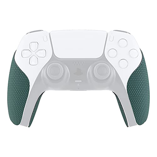 eXtremeRate PlayVital Pine Green Anti-Skid Sweat-Absorbent Controller Grip for ps5 Controller, Professional Textured Soft Rubber Pads Handle Grips for ps5 - color: Pine Green