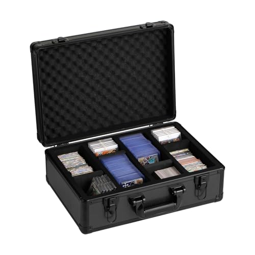 Graded Card Storage Box Secure Storage Box Card Case | Plastic Case Organizer,Portable,Easy to Clean,Graded Card Storage,Waterproof - size: L