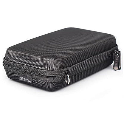 sisma 80 Switch Game Case Compatible with Nintendo Switch/Switch 2 Games & PS Vita Cartridges, Hard Shell Card Holders Organizer Storage Case Travel Portable Carrying Bag - color: Black