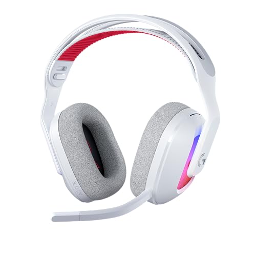 Logitech G Astro A20 X Multi-Platform Wireless Gaming Headset - White | For PS5, Xbox, PC, Switch - PLAYSYNC Audio Switcher, <16 bit/48kHz (Console), <24 bit/48 kHz (PC), <90hr Battery, 2.4GHz & BT - color: White