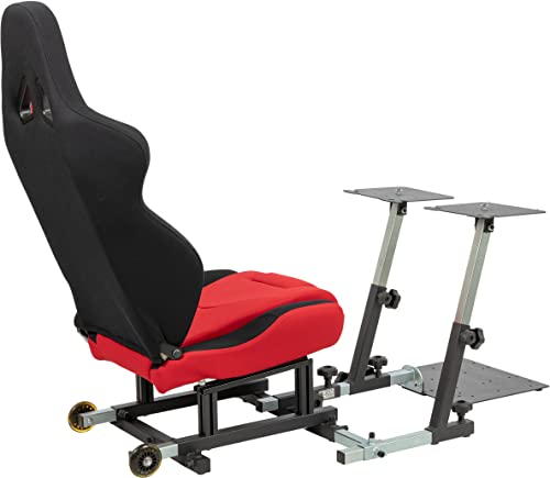 SimFab Modular Flight Simulator Cockpit For General, Civil and Commercial Aviation, MSFS Edition, Compatible With Logitech, Honeycomb, Turtle Beach, CH Products (Black) - color: black