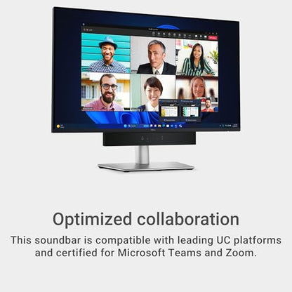 Dell Pro Premium Conferencing Soundbar SB725, LED Status Indicator | Microsoft Teams Certified, Zoom Certified, End Call Volume Controls, 3 Year Warranty