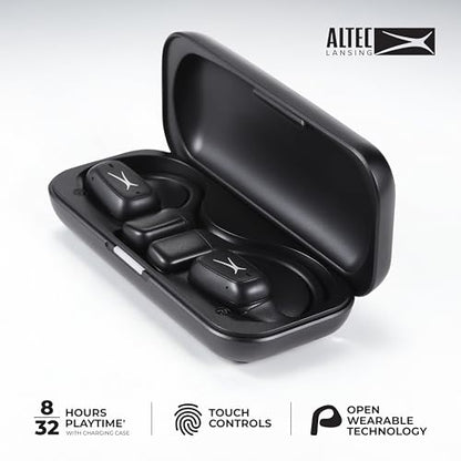 Altec Lansing Sport Nano Open Wearable Ear Buds, Wireless Earbuds with Hi-Fi Sound, Auto Pairing, 20H Battery Life, Bluetooth Ear Buds for Sport & Everyday Use