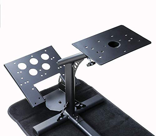 Dshot Racing Wheel Stand with seat Driving Seat Racing Simulator Cockpit Recliner with Gear Shift Mount for PS4, PS3, Xbox One, Xbox 360, Logitech, Thrustmaster
