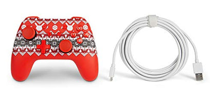 PowerA Wired Controller for Nintendo Switch - Pokémon Holiday Sweater, Gamepad, Game controller, Wired controller, Officially licensed - color: Pokémon Holiday Sweater