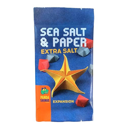 Sea Salt and Paper Extra Salt Expansion - 8 New Cards with Exciting Effects! Fast-Paced Strategy Game for Kids & Adults, Ages 8+, 2-4 Players, 30-45 Minute Playtime, Made by Pandasaurus Games