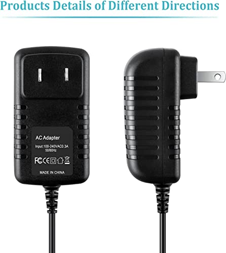 Guy-Tech AC Adapter Compatible with Logitech G Saitek PRO Flight Yoke System DC Power Supply Charger Cord Cable